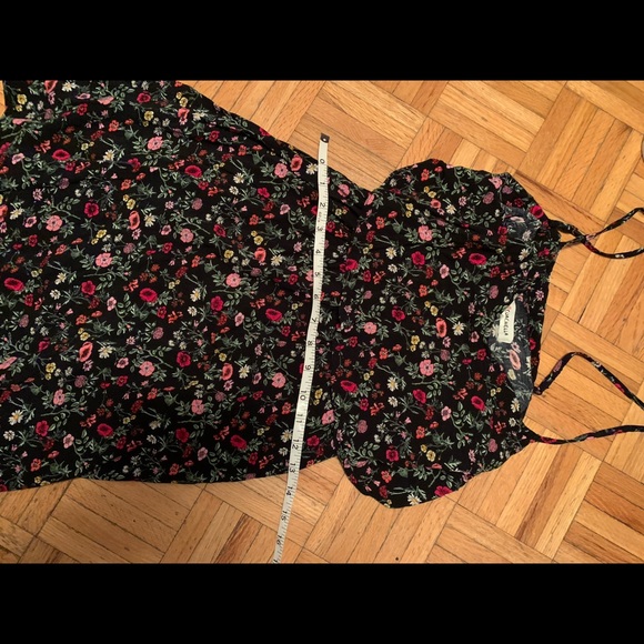 H&M X Coachella Floral Boho Two Tier Spring Party Festival Dress Hippie Style - Picture 3 of 3